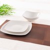 Zulay Kitchen Luna 18-Piece Porcelain Dinnerware Set - Chip and