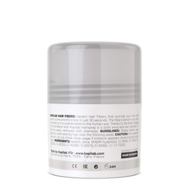 Kapilab Scattered Hair Fibres Dark Brown Hair Powder for Hair Thickening - Keratin Root Powder for Thinning Hair Women and Men Hair Loss 100% Natural 5 g