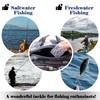 FishTrip Fishing Swivels with Split Rings, 25pcs Ball Bearing Swivel