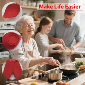 Braille Measuring Spoon,Braille Measuring Cup Set,Easy to Use Nesting Braille & Sighted Measuring Spoons for Baking, Cooking,Science Experiments,Home (4Pcs Cup)