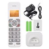 Mingzhe D1102B Teléfono inalámbrico con contestador automático Identificador de llamadas/llamada