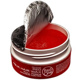 RedOne Hair Styling Aqua Wax Red 4x 150 ml | Edge Control | Hair Gel Wax | Ultra Hold | Strawberry Scent | Men & Women Hair Wax | Maximum Control
