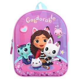 Vadobag Backpack 3D Gabby's Dollhouse Another Dimension 32 x 26 x 11 cm, purple, 32x26x11 cm