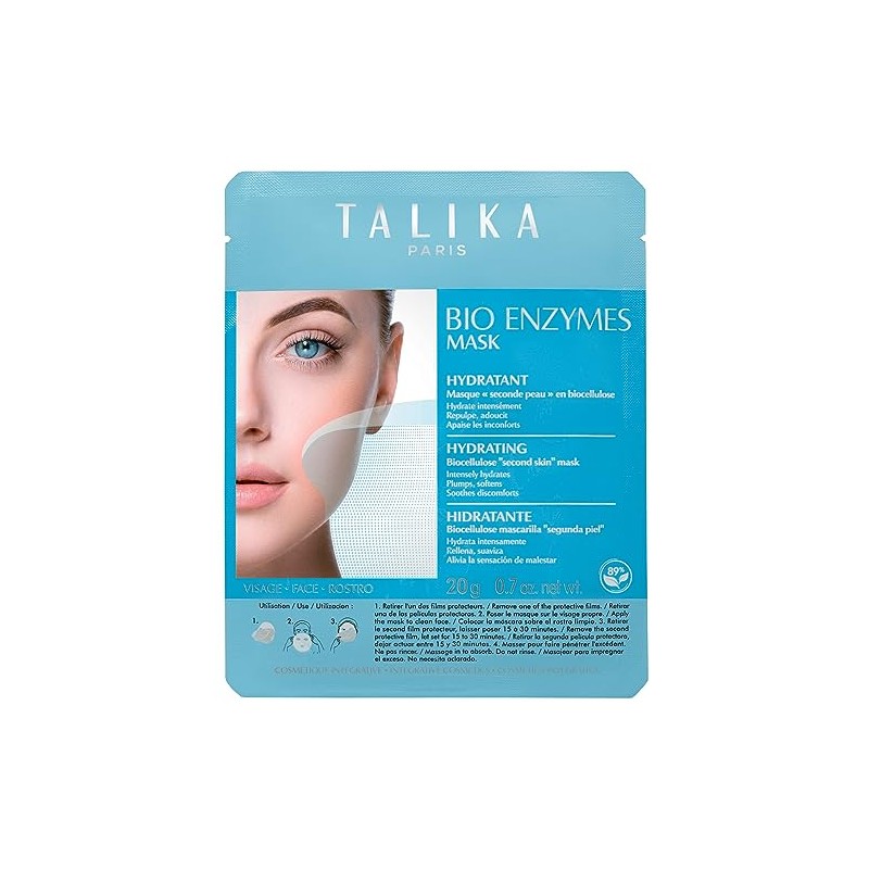 Talika Biocelulosa Máscara facial hidratante