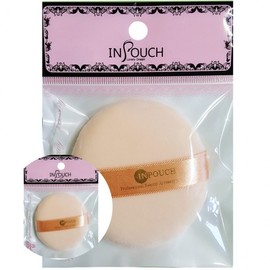 Large Cotton Powder Puff (OPP) for Compacts Makeup Sponge 3ea