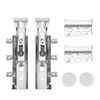 Pack of 2 Concealed Kitchen Cabinet Hangers, Universal Wall Mount