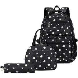 Joyfulife School Backpacks for Teen Girls Bookbags Cute Kids Backpack Kindergarten Elementary Middle School Bags Set with Lunch Box Pencil Case