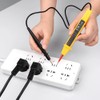TECHZOCO Electrical Circuit Tester, Electrical Voltage Tester, AC and DC