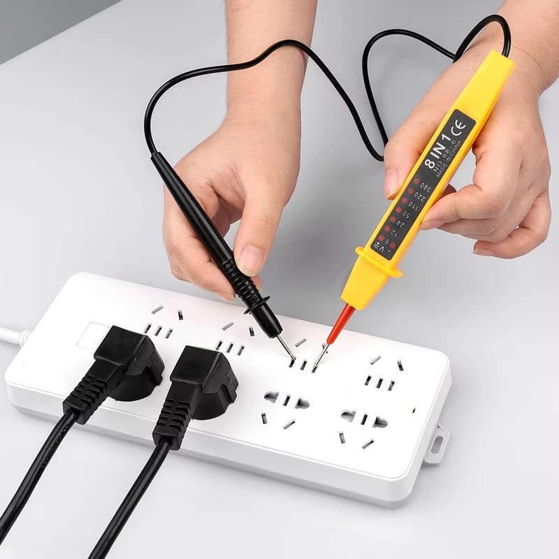 TECHZOCO Electrical Circuit Tester, Electrical Voltage Tester, AC and DC