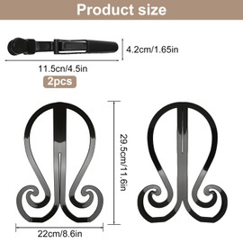 FcaecY 2 Pcs Durable Wig Holder Travel, Portable Wig Stand, Wigs Support Stand for Short Hair, Plastic Head, Hats Cosplay