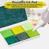 Ink Pad, 7 Colors Fingerprint Stamp Pad for Rubber Stamp