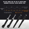 LSAILON 4 pcs Front Rear Struts Shocks Absorbers Replacement for