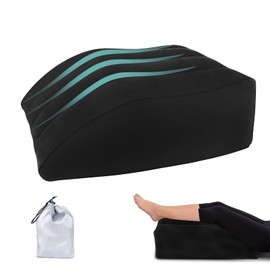 Williyatt Vein Cushion, Leg Elevation Cushion, Inflatable Wedge Cushion for Legs, Comfort Leg Cushion for Sleeping, Leg Rest Support Cushion, Improve Blood Circulation, Reduce Swelling, Black