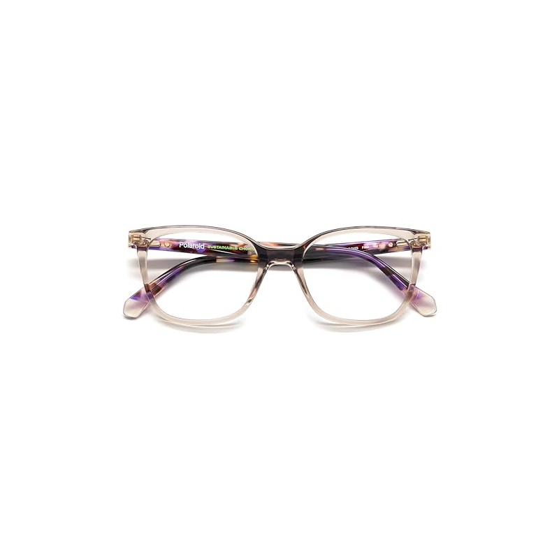 POLAROID Model PLD D423 Women's Rectangular Cellulose P.inj Glasses Frame