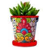 COBAZUL Mexican Pottery Planters - Talavera Planter - Succulent Pots