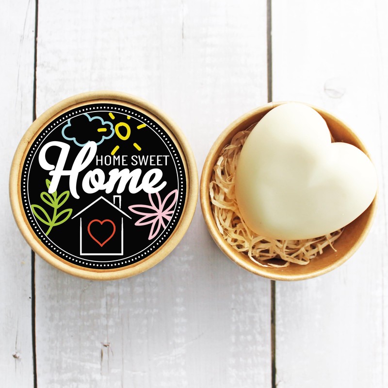 Mini Gift Home Sweet Home | Heart Soap 95 g,