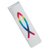 Colourful Magnetic Bookmark Rainbow Fish [Magnetic Foil in Elegant Stainless