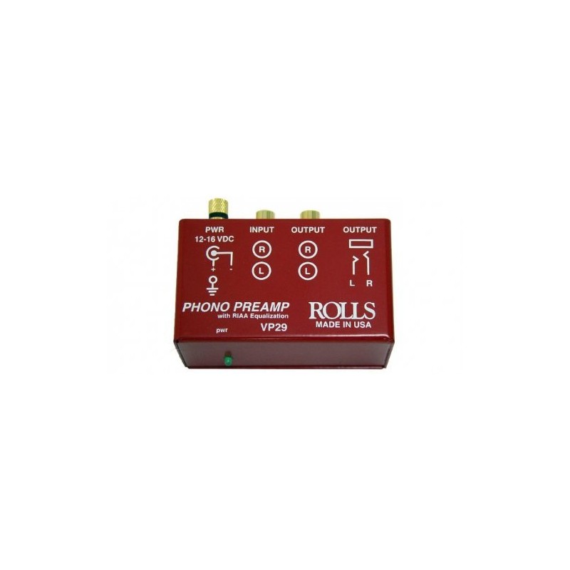 Rolls VP29 Phono Preamp with 2 RCA Male to 2