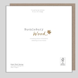 Thank You Notelets Hedgehog in Pot - 5 Illustrated Cards with Envelopes