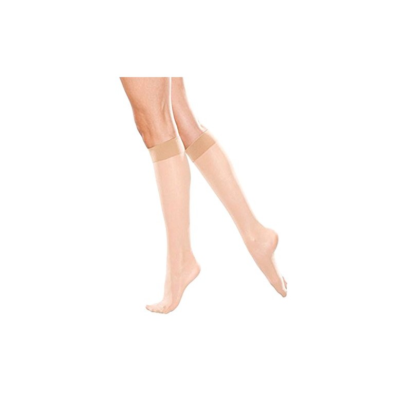 THERAFIRM Sheer Support Knee Highs 15-20mmHg