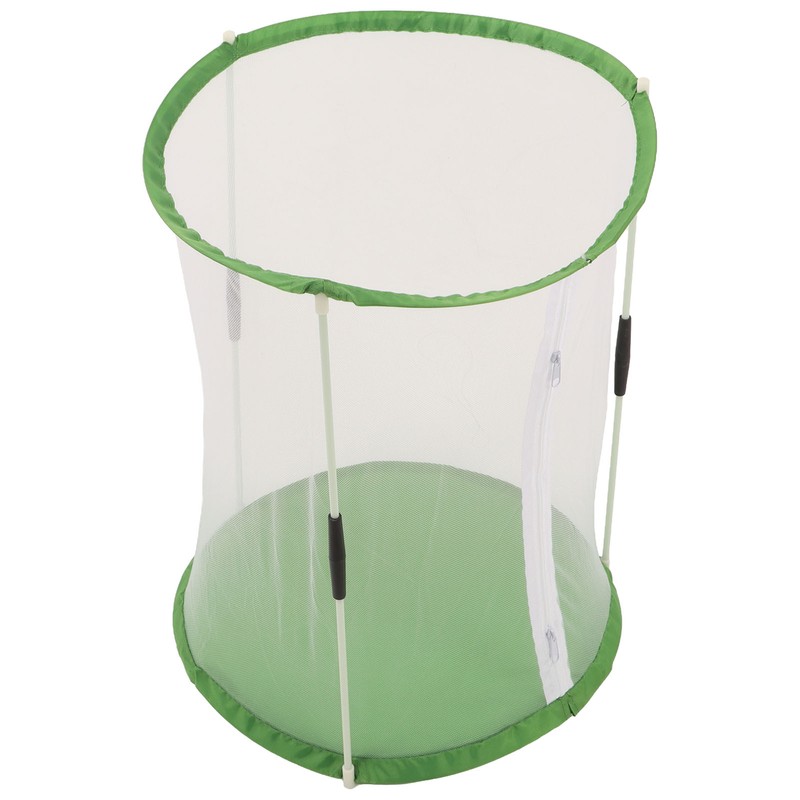 Cylindrical Butterfly and Insect Observation Cage Transparent Mesh Habitat Cage