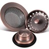 Mudder 3 Pcs Kitchen Sink Drain Strainer and Stopper Stainless