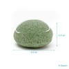 Intirilife Konjac sponge in green - 6.5 cm diameter -