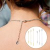 Necklace Extender,6 PCS 2"/4"/6" Gold and Steel Color Chain Extenders