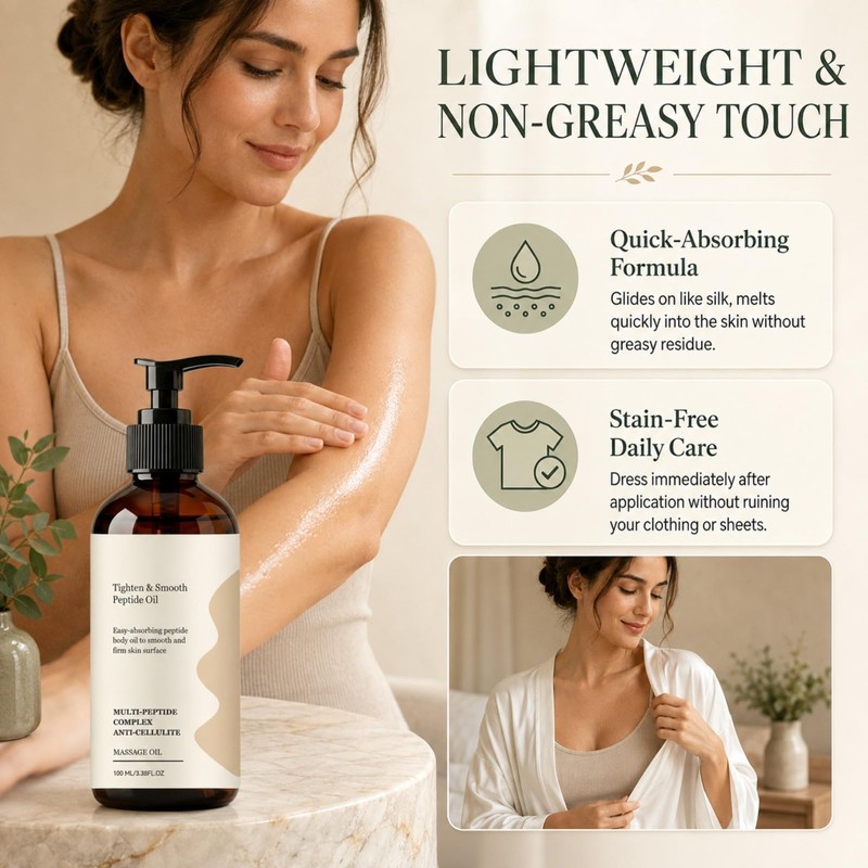 Body Multi Peptide Body Oil, Body Oil for Saggy Skin,