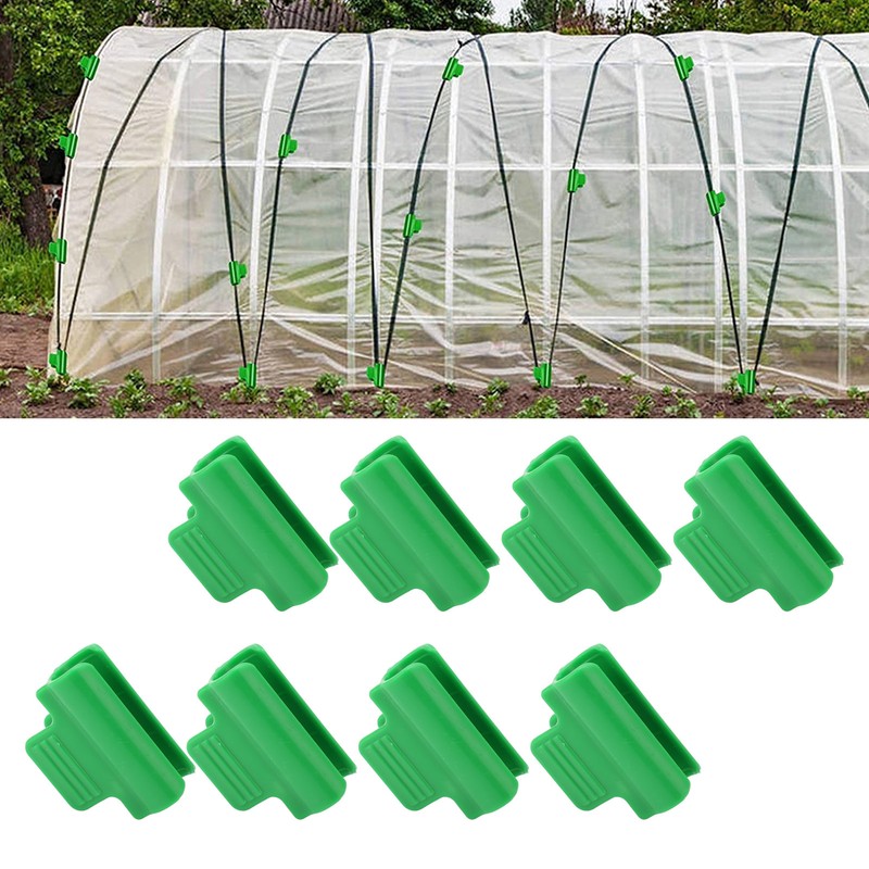 100 PCS Garden Shed Clamps Plastic Stable Versatile Film Shading