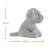 Apricot Lamb Toys Plush Soft Toy Vid Dog Grey Plush