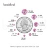Beadsland 144pcs Flat Back Crystal Rhinestones Round Gems for Nail