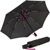 iX-brella Reverse Reverse Opening Fiberglass Pocket Umbrella with Coloured Spokes,