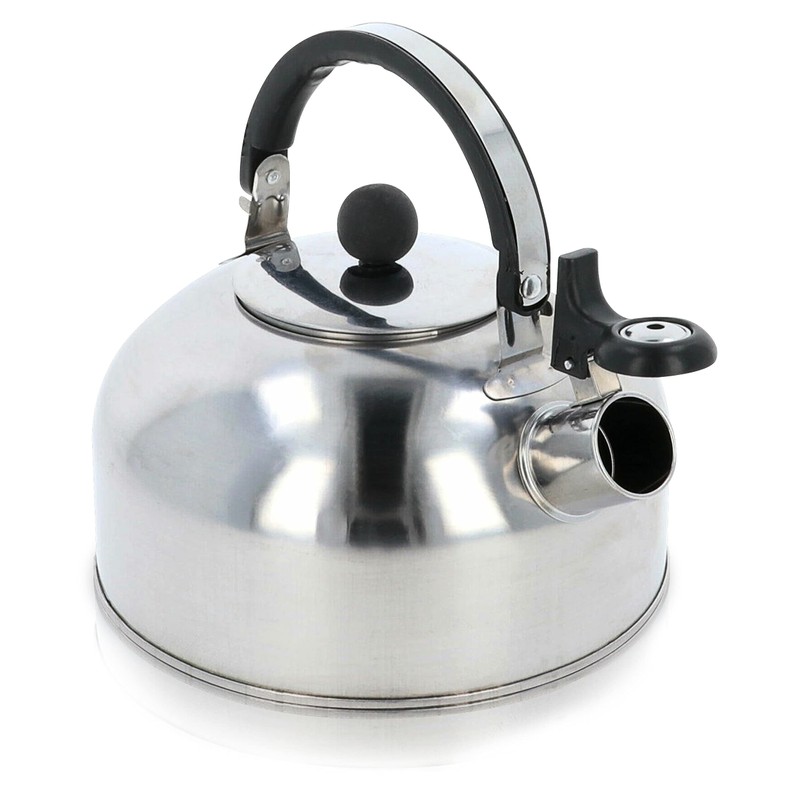 Krollmann 2.5 Litre Stainless Steel Whistling Kettle in Various Colours