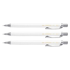 PENTEL ORENZ 3 Pcs 0.2mm Refillable Mechanical Pencils White