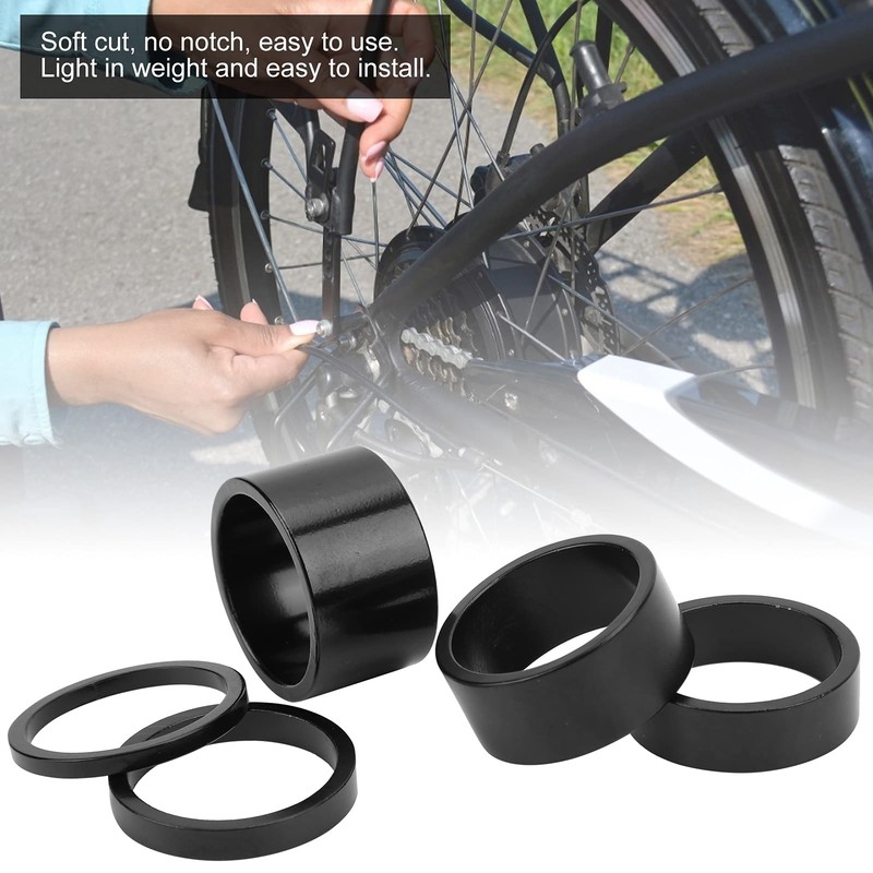 Stem Spacers Fork Washer, Aluminum Headset Spacer Bicycle Front Fork
