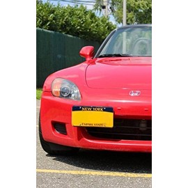 Bumper Tow Hook License Plate Mount Bracket For Honda S2000