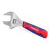 WORKPRO Wide Mouth Adjustable Wrench and Pipe Wrench 2-in-1, 42mm Extra Large Jaw Capacity, with Bi-Material Soft Grip