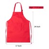 Carolilly Kids Apron and Hat Set, Adjustable Children Kitchen Chef