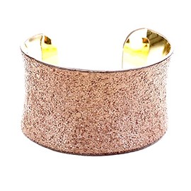 EleganceWithFlair • Textured Metal Cuff Bracelet