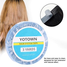 Hair Tape for Hair Replacement, Hair Tape Hair Extension Adhesive Tape Lace Front Support Wig Blue Tape, Lace Front Support Double Sided Lace Front Tape for Wigs and Hair Extensions