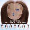 HAIRCUBE Hair Topper 5"*5.5" Base Hair Toppers for Women Real