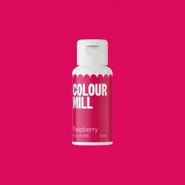 Colour Mill Oil Based Raspberry 20ml - Next Generation Oil Based Food Colouring for Baking, Decorating, Icing and Cooking Food Dye DIY Slime and Crafts 20ml