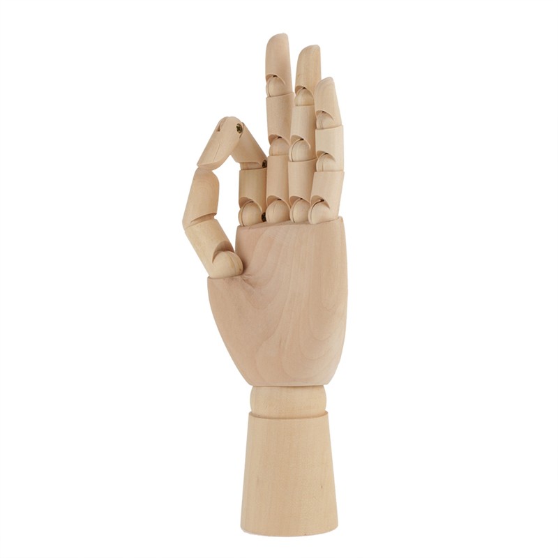 Women Hand Body Artist Model Jointed Articulated Wood Sculpture Mannequin