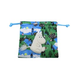 Nakajima Corporation 217851-25 Moomin Boa Body Drawstring Bag