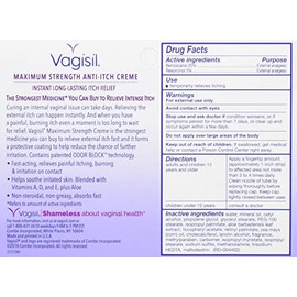 Vagisil Maximum Strength Anti Itch Creme, 1 Ounce