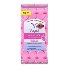 Vagisil Toallitas Íntimas Femeninas Odor Block 20 Unid