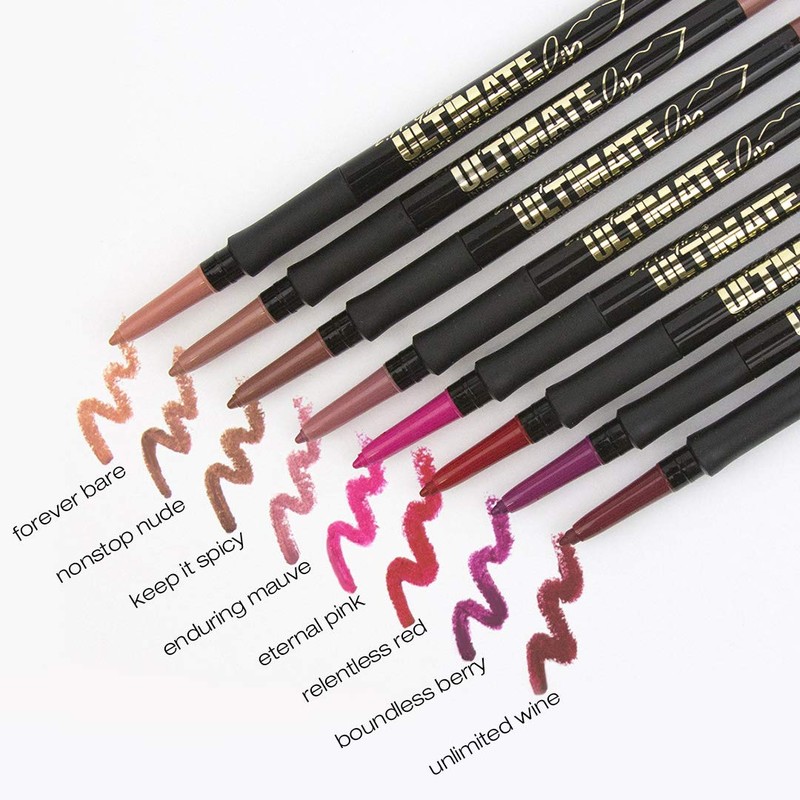 L.A. Girl Ultimate Intense Stay Auto Lipliner, Relentless Red, 0.01