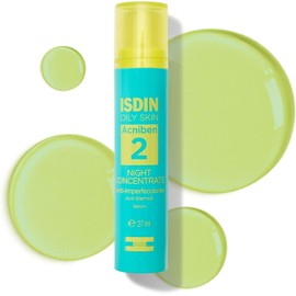 ISDIN Acniben Night Concentrate Antiimperfecciones. Cuidado Diario Facial de las Pieles Grasas o con Tendencia Acneica, 27ml