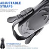 Breezee Market Aletas Natación Snorkeling Ajustable Flexibles Talón Abierto
